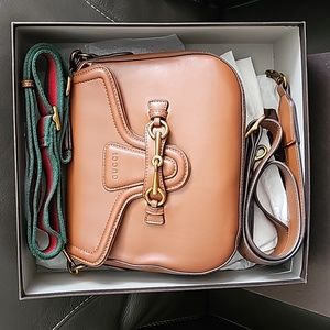 Gucci Lady Web Brown (Rich Saddle Brown) Bag